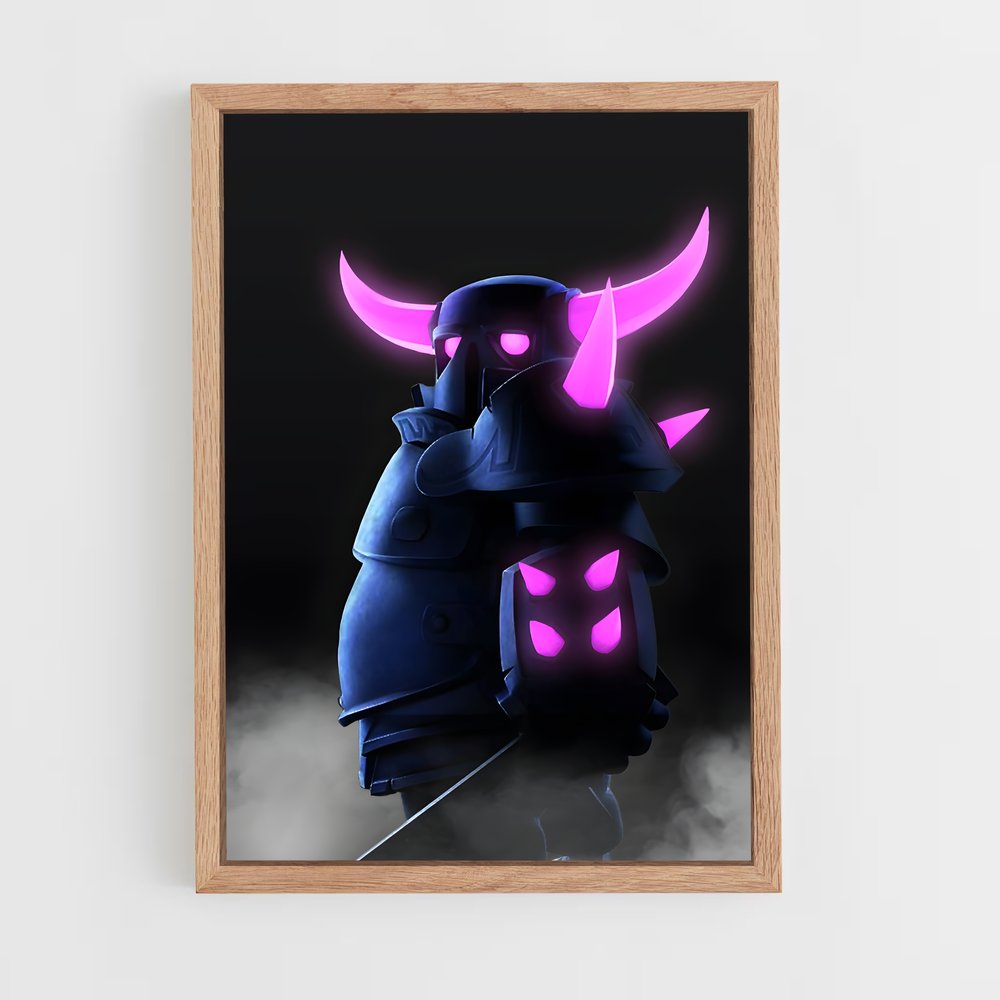 Poster Chevalier Obscur – affiche Clash of clans (vue 4)